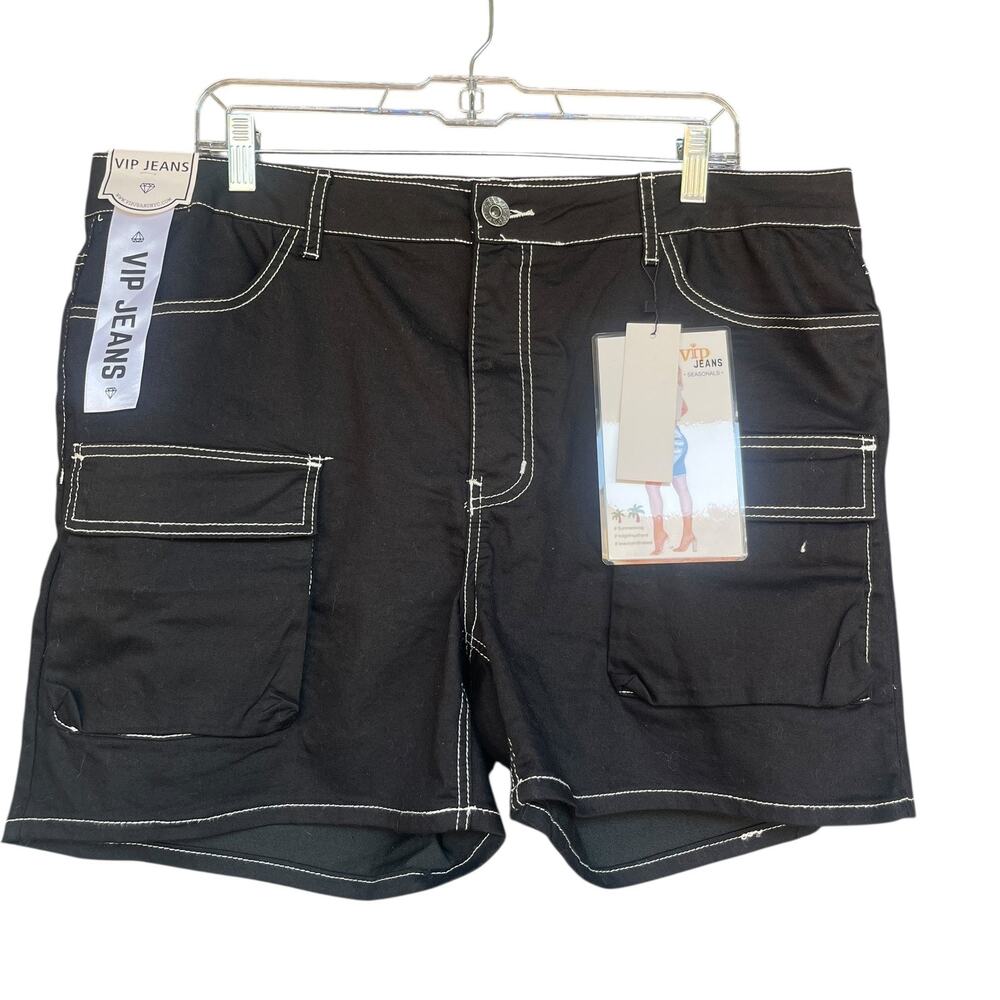 VIP‎ Jeans Shorts Womens 21/22 Cargo Pockets Sculpting Stretch Summer Casual